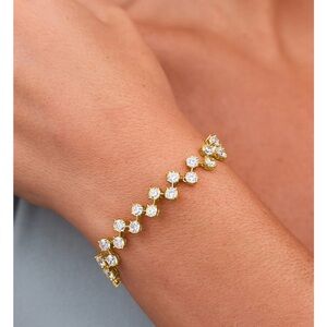 Sterling forever Carson Cubic Zirconia Classic Tennis bracelet